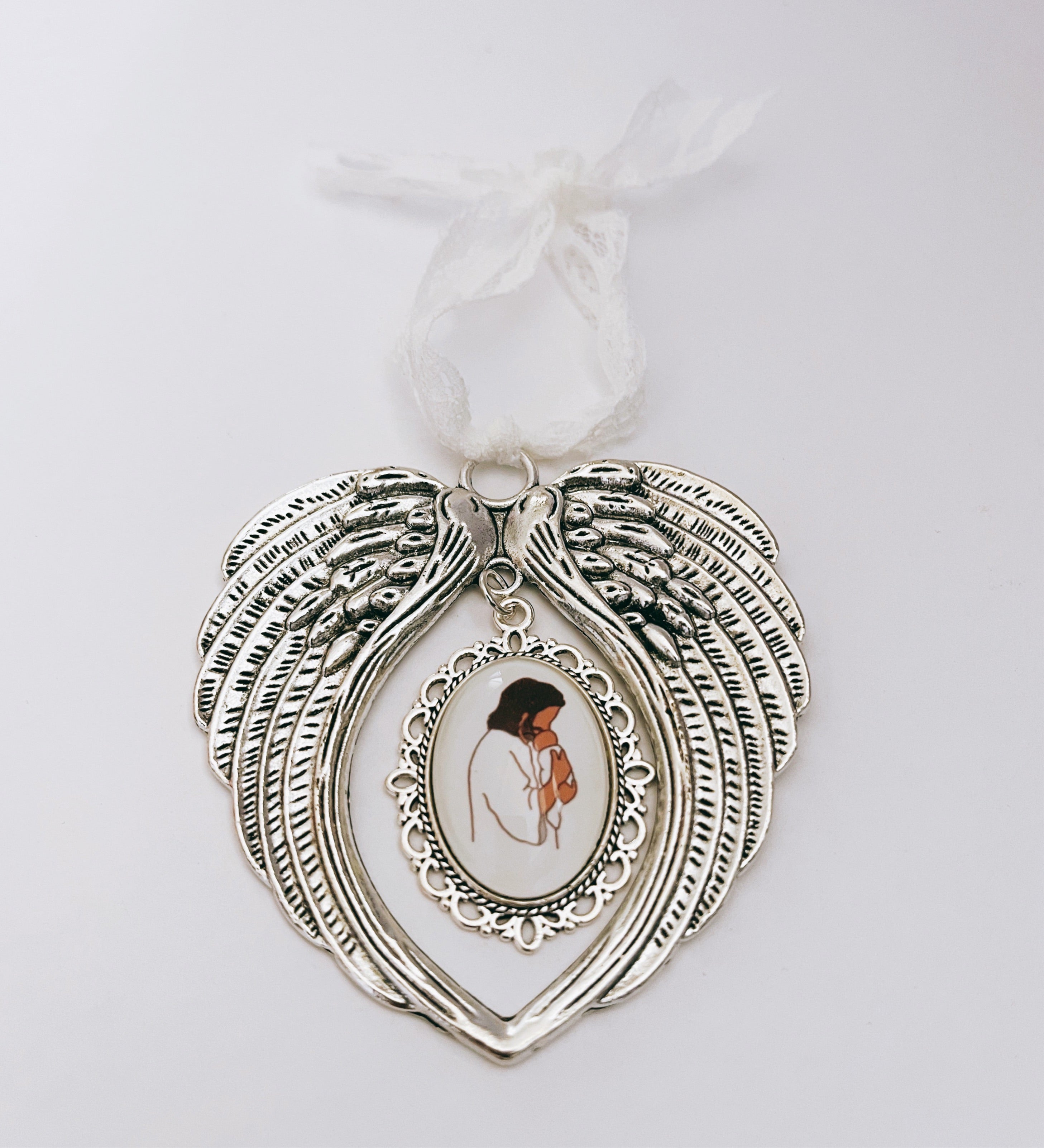 Angel Wings Memorial Ornament